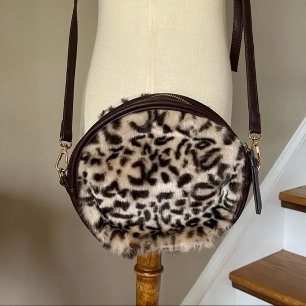 Anthropologie Remi Reid Faux Fur Crossbody
